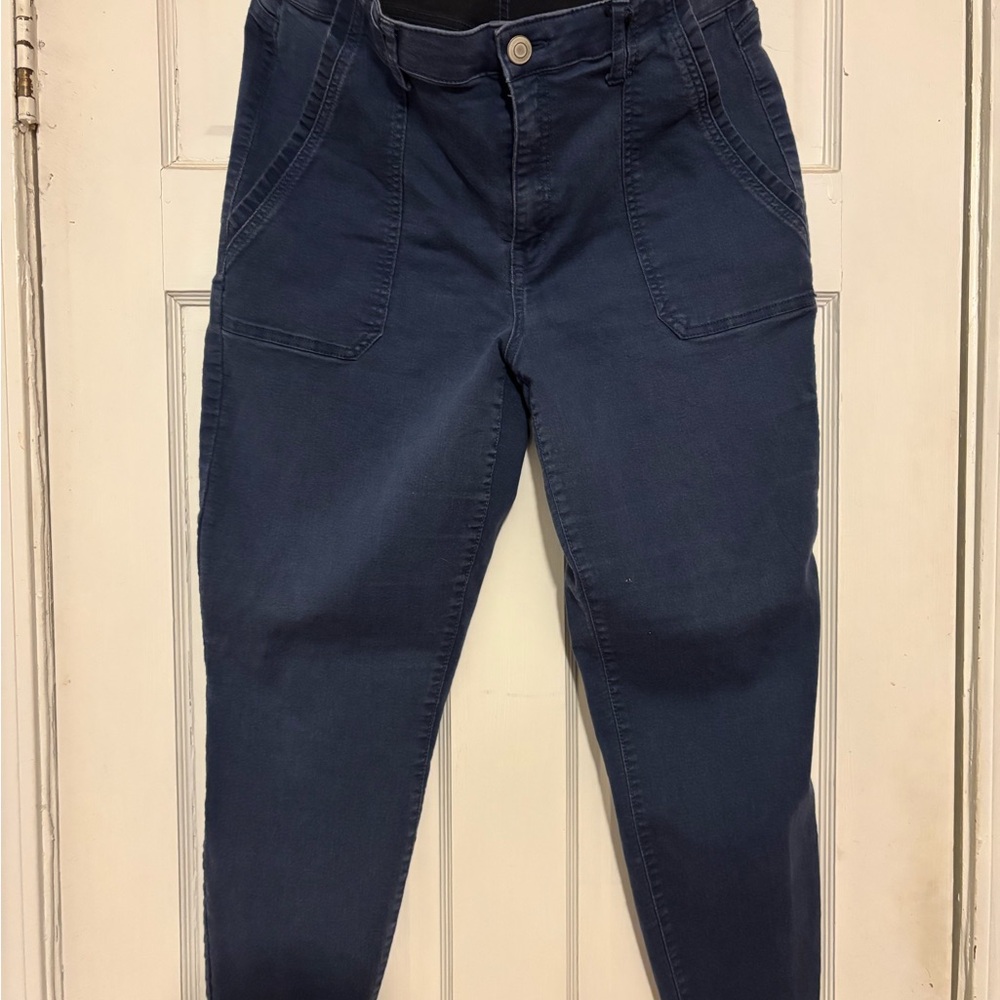 Knox Rose Women's Dark Blue Ankle Jeans